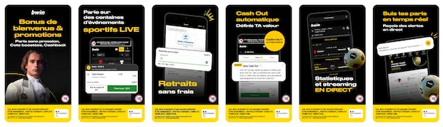 Application mobile Bwin