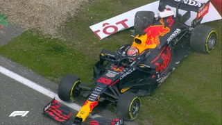 Essais libres : Verstappen en tête mais dans le mur