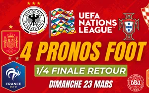 Pronostic Ligue des Nations (vidéo) : France-Croatie, Allemagne-Italie… Remportez 367€ avec notre combiné sur les quarts de finale retour