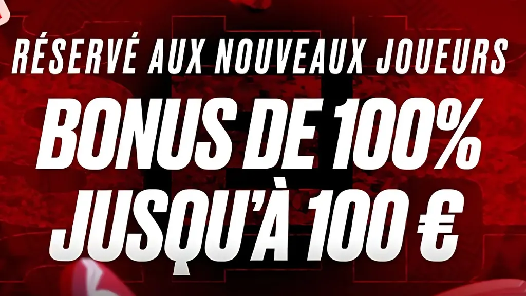 Obtenez un bonus de bienvenue poker en ouvrant un compte sur PokerStars