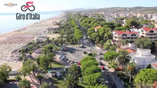 Un étape accidentée à Tortoreto Lido avec un final tortueux