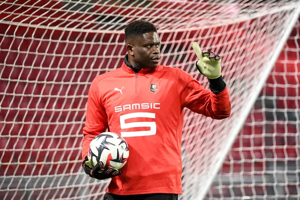 Brice Samba, nouveau gardien de Rennes - Source : Icon Sport