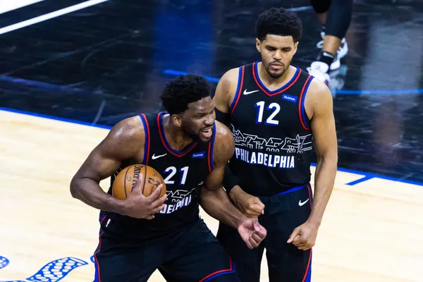 Joel Embiid, Tobias Harris et les Sixers rêvent d'aller loin dans ces Playoffs NBA 2023 (iconsport)