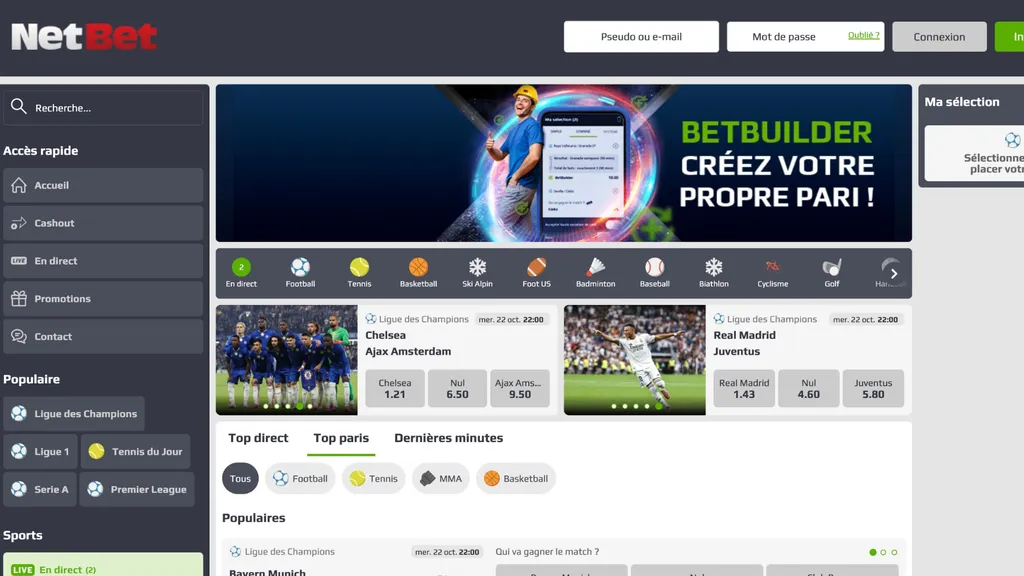 Qu'avons-nous pensé du site de paris sportifs NetBet ?