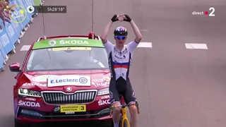 Comment Matej Mohorič est arrivé en solitaire sur la ligne d’arrivée de la 7e étape ?