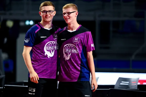 Les frères Lebrun ont un énorme programme dans ces Championnats d'Europe de tennis de table - Source : Icon Sport