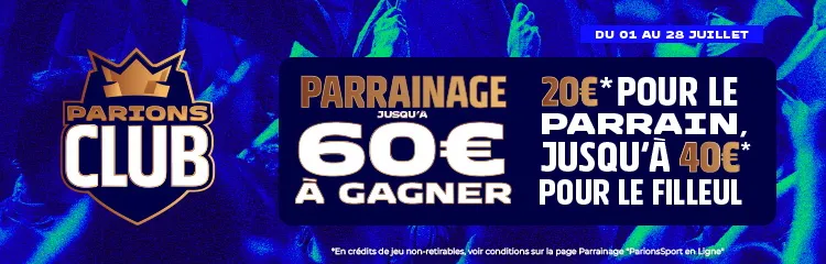 Freebets FDJ Parions Sport à gagner avec l'offre de parrainage