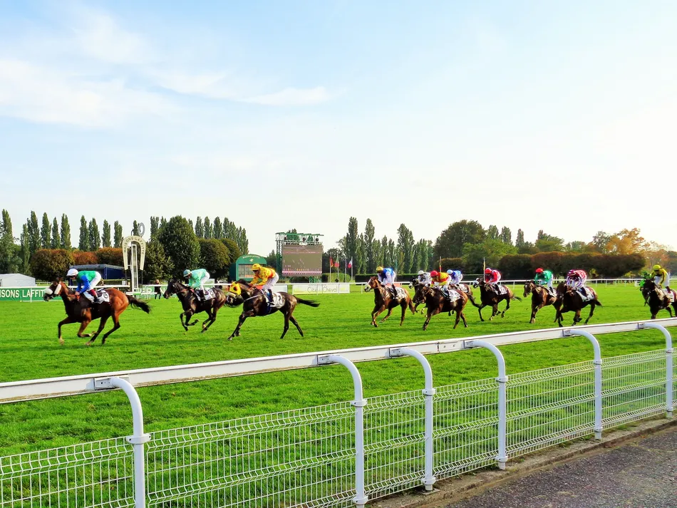 Hippodrome de Maisons-Laffitte et sa célèbre ligne droite