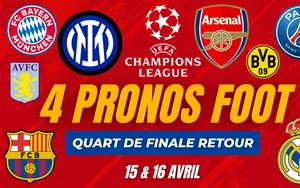 Pronostic Ligue des champions (vidéo) : Inter-Bayern PSG-Aston Villa… Remportez 402€ avec notre combiné sur les quarts de finale retour