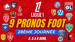 Pronostic Ligue 1 (vidéo) : OL-LOSC, ASSE-LENS… Remportez 588€ avec notre combiné sur la 28e journée