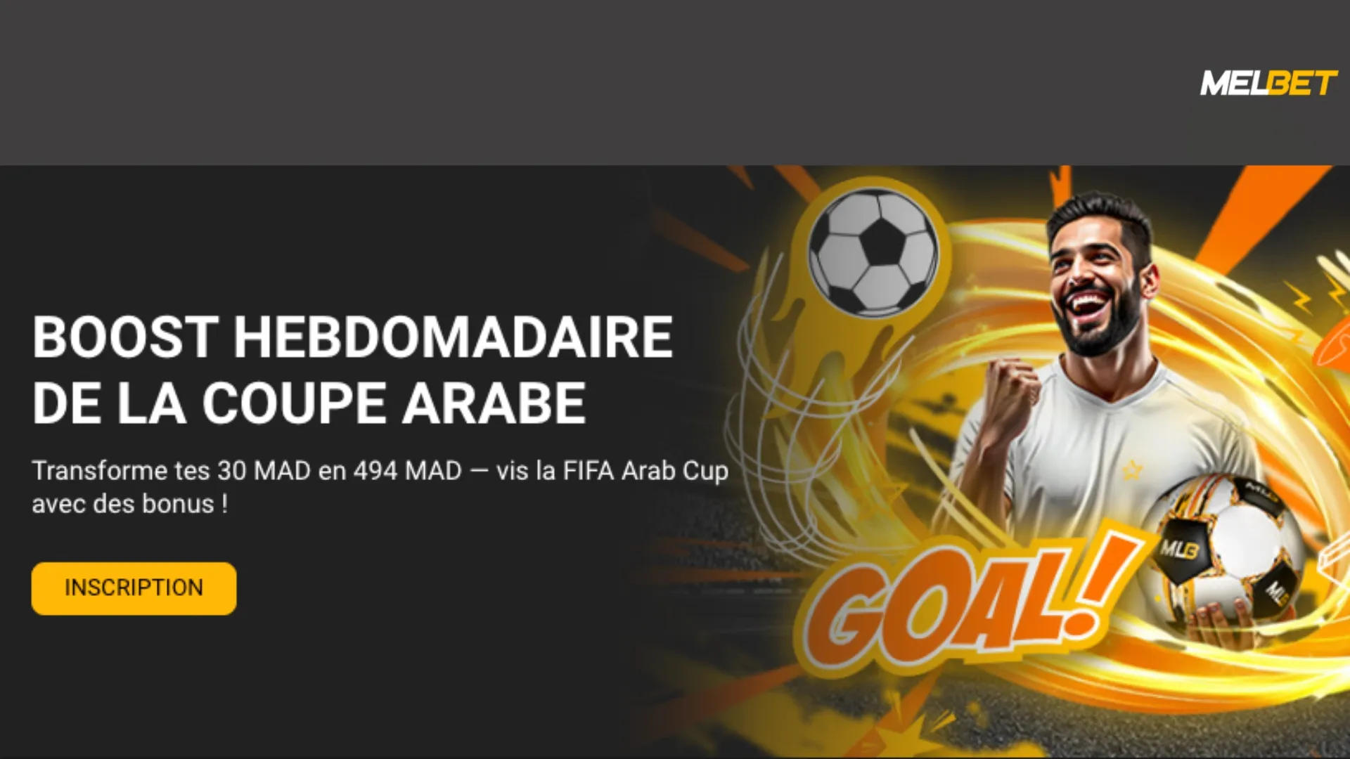 Pariez sur la Coupe Arabe de foot avec le code promo MelBet