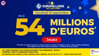Euromillions du vendredi 15 septembre 2023 : heure du tirage, gains et pronostic