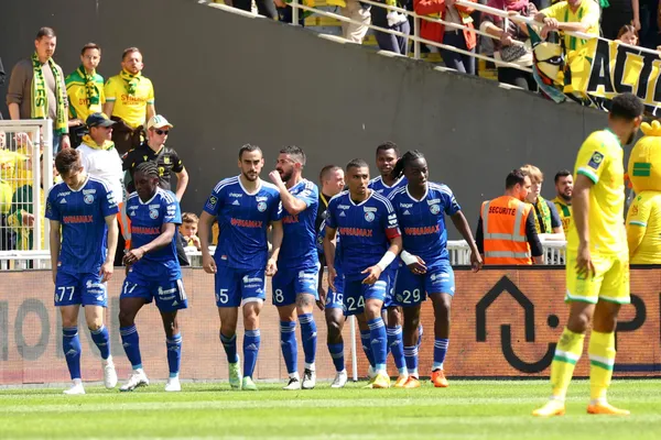 Après une saison pleine à 20 buts en Ligue 1, Habib Diallo devrait quitter Strasbourg pur rejoindre l'Arabie Saoudite durant ce mercato estival (iconsport)