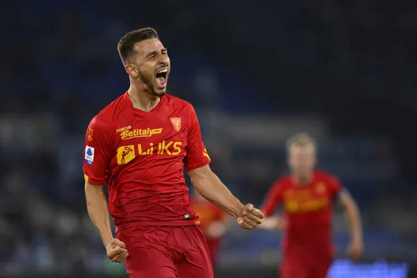 Rémi Oudin lors de son passage en prêt à Lecce en provenance des Girondins de Bordeaux (iconsport)