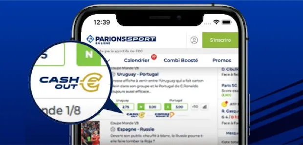 Assurez votre pari avec le cashout Parions Sport En Ligne