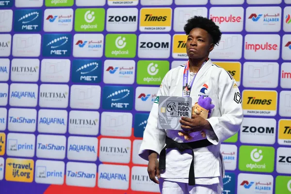 Audrey Tcheuméo a raflé une belle médaille d'argent à l'occasion de ces Championnats du Monde Judo 2023 (iconsport)