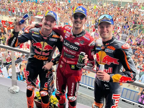 GP d’Espagne – Bagnaia, Binder, Miller : la réaction des trois premiers