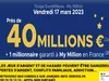 Euromillions du vendredi 17 mars 2023 : heure du tirage, gains et pronostic