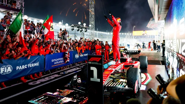 F1 – Singapour : Sainz et Ferrari : course parfaite, victoire méritée !