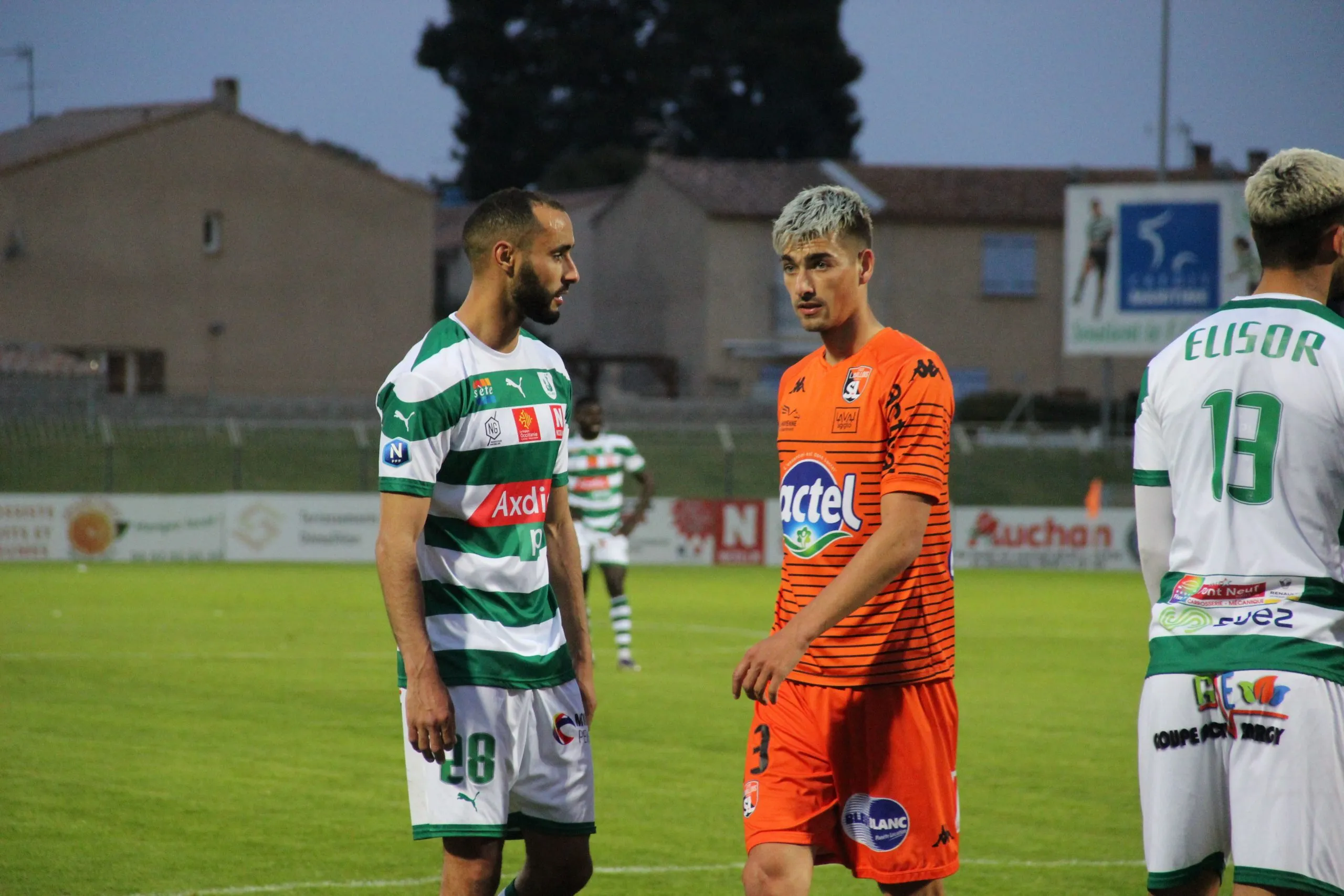 Malik Hsissane, actuel meilleur buteur de Sète avec 4 réalisations