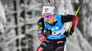 Biathlon – Sprint F : Tiril Echkoff en taille patron