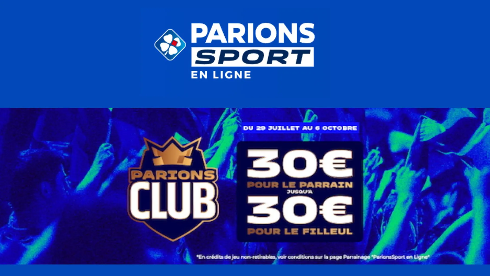Parrainage Parions Sport