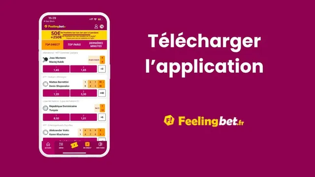 Application Feelingbet : Télécharger l’app Feelingbet sur Android et iOS gratuitApplication