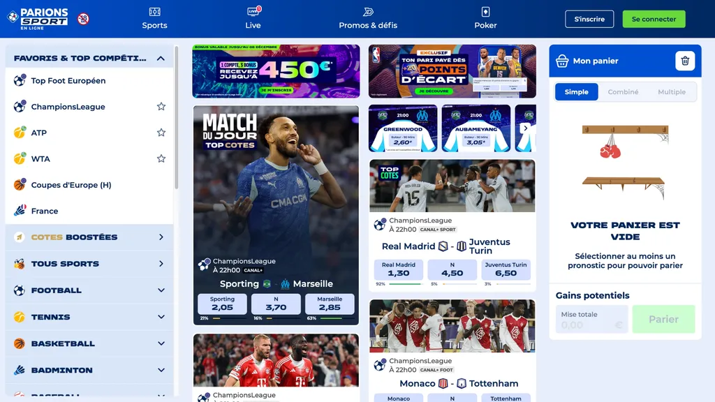 Parions Sport est le meilleur bookmaker selon notre classement