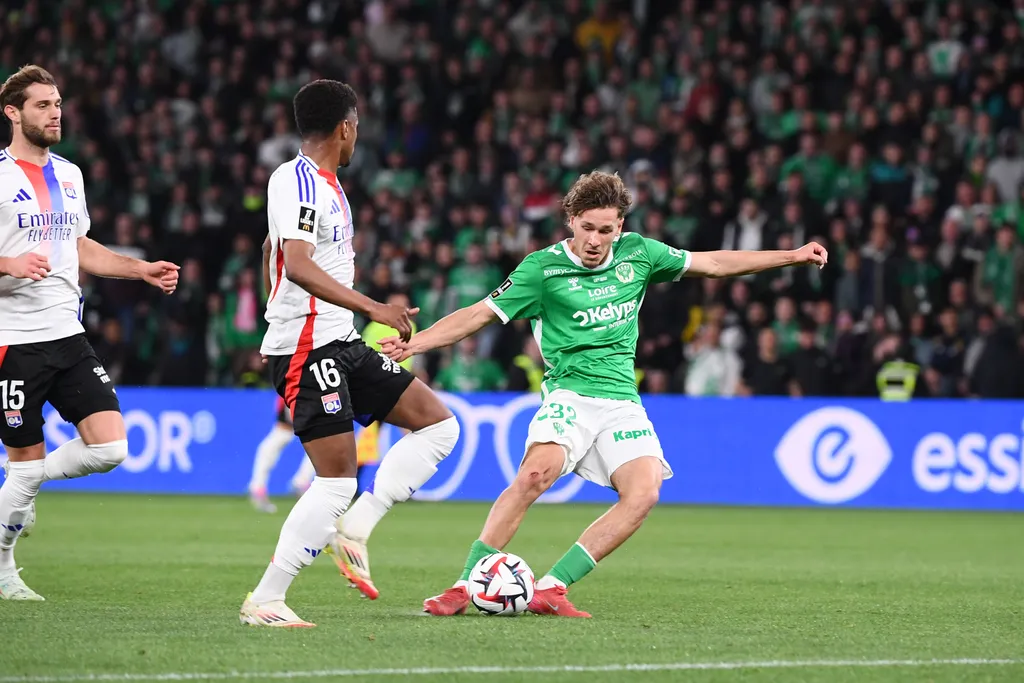 Lucas Stassin héros du derby ASSE - OL - Photo by Icon Sport