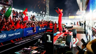 F1 – Singapour : Sainz et Ferrari : course parfaite, victoire méritée !