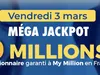 Euromillions du vendredi 3 mars 2023 : heure du tirage, gains et pronostic