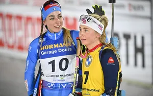 Biathlon : Tandrevold sous pression avant le départ de la poursuite