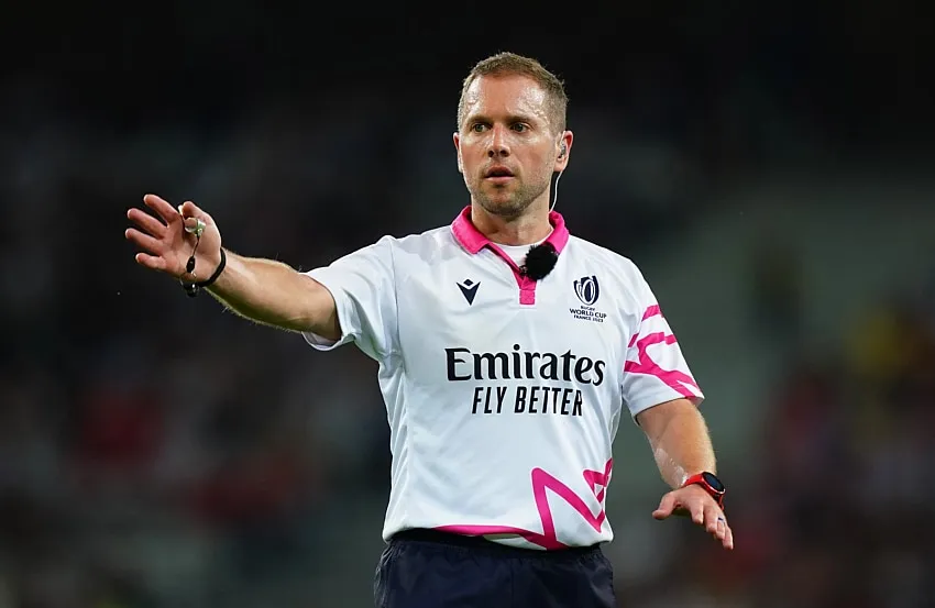 Angus Gardner, arbitre d'Irlande - France ce samedi - Photo by Icon Sport