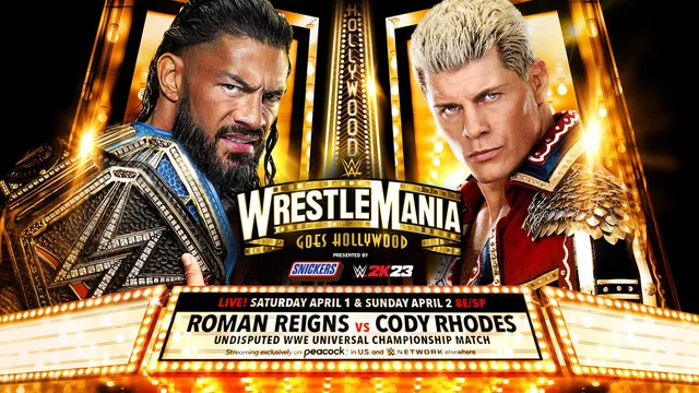 WWE : la carte de Wrestlemania 39 (Jour 1 et 2)
