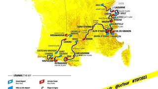 Le parcours du Tour de France 2022 dévoilé