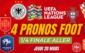 Pronostic Ligue des Nations (vidéo) : Croatie-France, Italie-Allemagne… Remportez 478€ avec notre combiné sur les quarts de finale