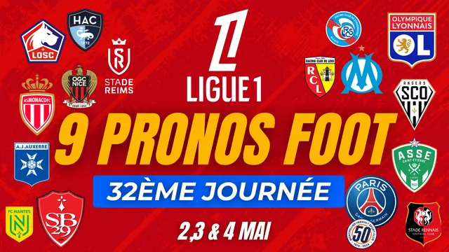 Pronostic Ligue 1 (vidéo) : ASSE-Monaco, LOSC-OM.. Remportez 671€ avec notre combiné sur la 32e journée