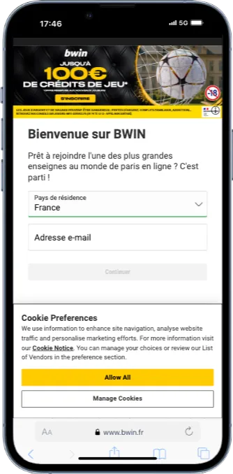 Inscription Bwin : les étapes à suivre pour ouvrir un compte 