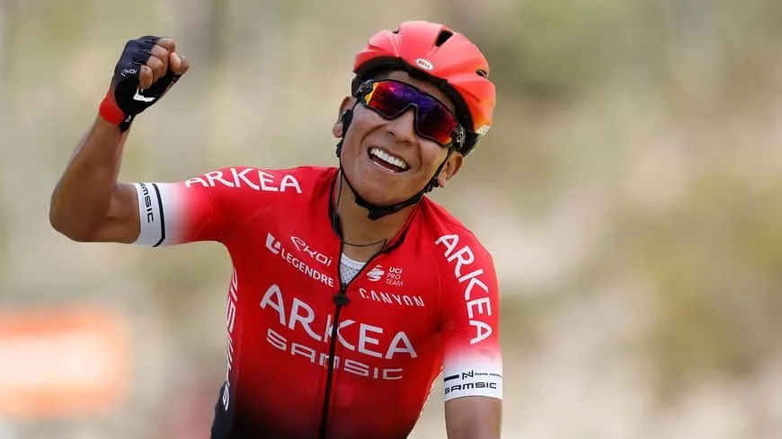 Nairo Quintana gagnant au sommet du Ventoux