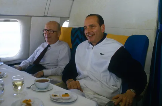 Résultat de recherche d'images pour "chirac en jogging"