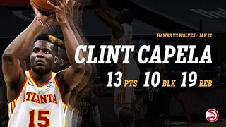 NBA : Triple-double historique pour Clint Capela !