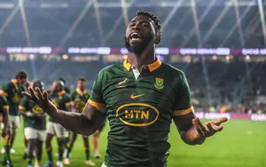Coupe du Monde Rugby : un Springbok se fait un plaisir de jouer au Vélodrome !