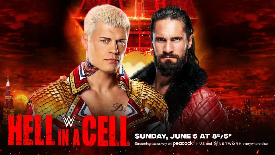 Cody Rhodes vs Seth Rollins Hell in a Cell