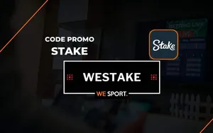 Code promo Stake WESTAKE : 1000 $ de bonus sur les paris sportifs et le casino en 2026 !