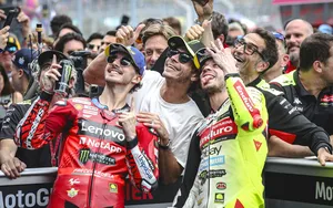MotoGP : Le beau message de Valentino Rossi pour Francesco Bagnaia