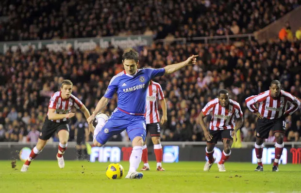 Frank Lampard avec Chelsea en 2011