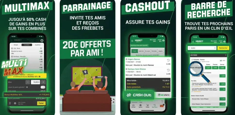 Application Turf Unibet