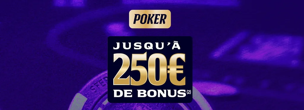 Bonus poker Parions Sport en Ligne