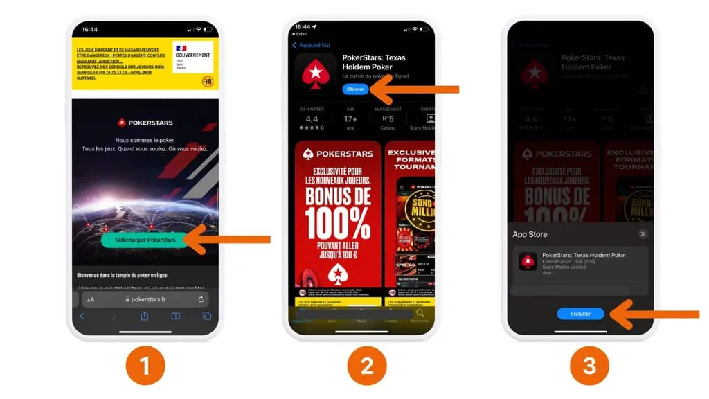 Télécharger l'application PokerStars sur iPhone