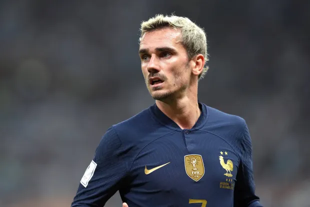 Antoien Griezmann, en finale de la Coupe du monde 2022 avec les Bleus